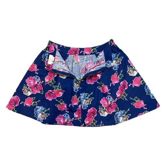 KATE SPADE NEW YORK GIRLS SKIRT THE RULES BLUE FLORAL BUBBLE SKIRT - Picture 7 of 9